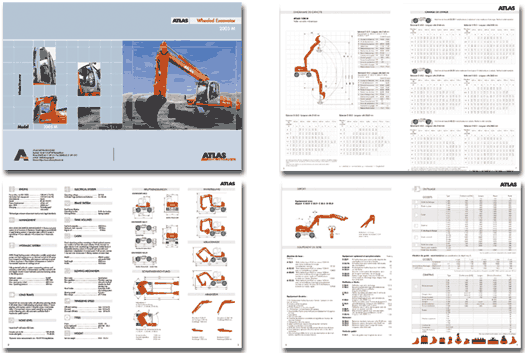 Technische Prospekte f&uuml;r die Bauma 2000